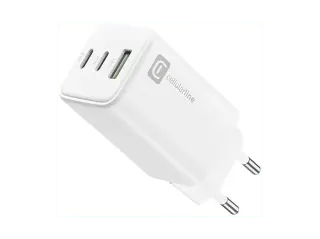 Caricabatterie da rete Cellularline Multipower Trio Port 65W