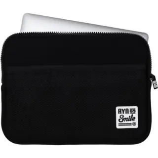 Smile Fitness Sleeve Custodia in neoprene nera per laptop da 13"
