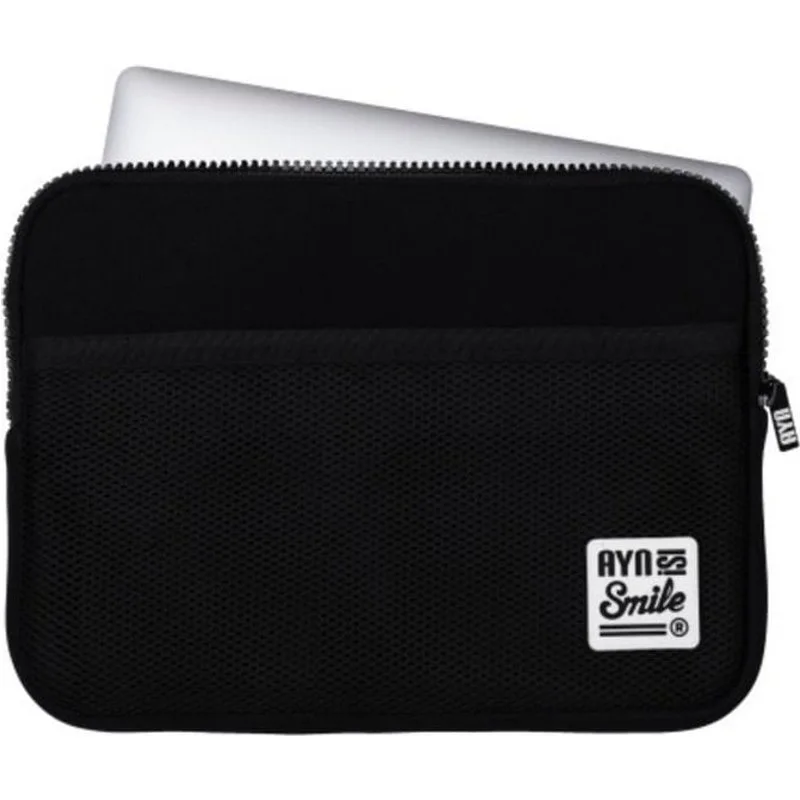 Smile Fitness Sleeve Custodia in neoprene nera per laptop da 13"