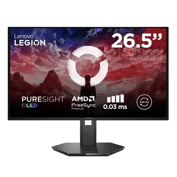 Lenovo Monitor Legion 27Q-10 2K QHD OLED Gaming - vista 3