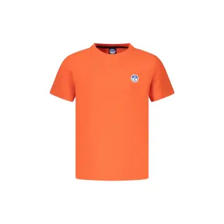 T-Shirt Maniche Corte Unisex Arancione con Logo