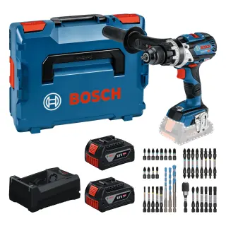 Set Di Utensili Bosch GSB 18V-110 C con 2 Batterie e Caricabatterie