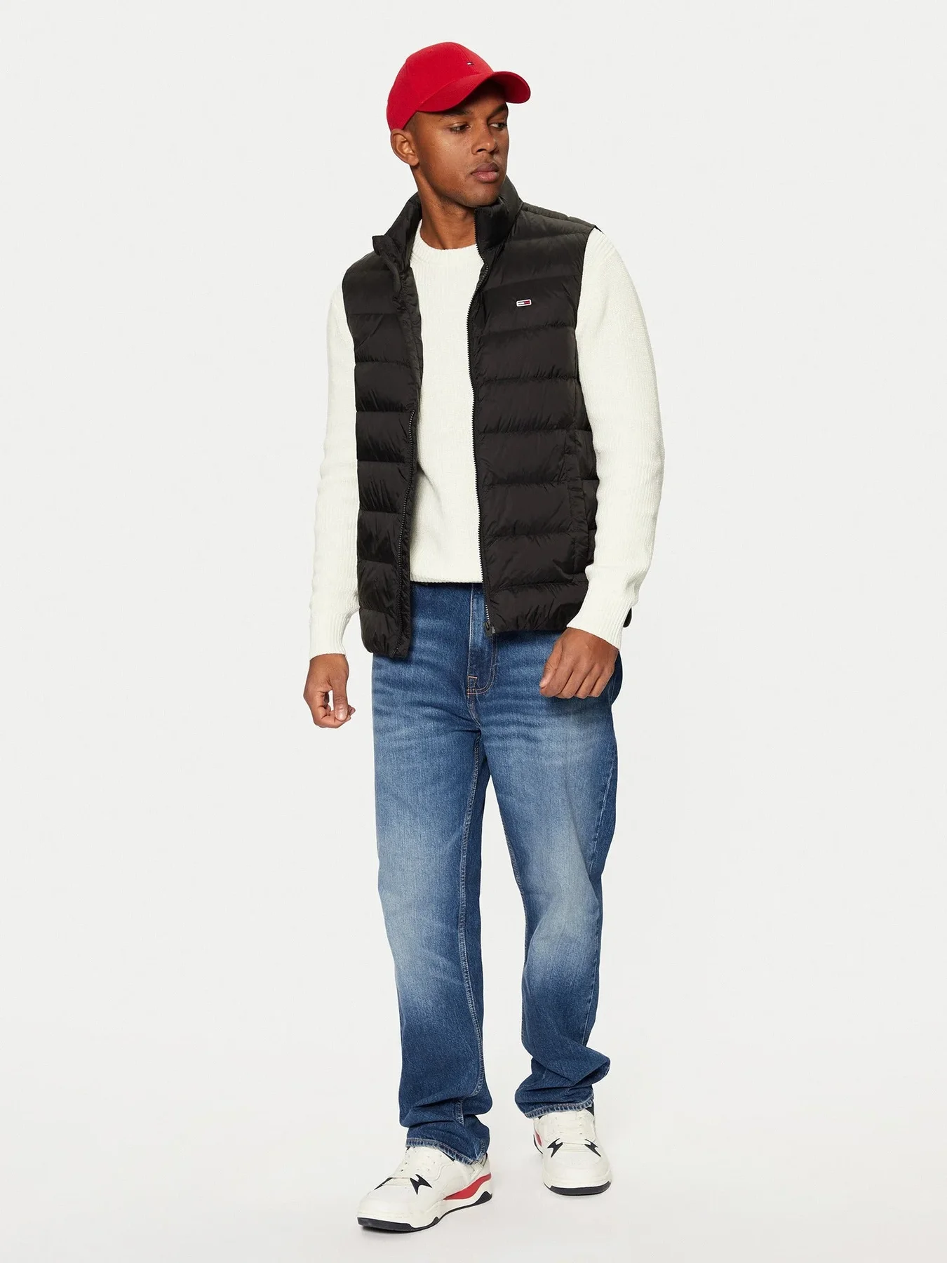 Tommy Hilfiger Giubbotto Uomo Zip Logo - vista 3