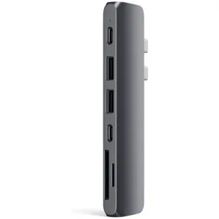 Adattatore multiporta USB-C Satechi ST-CMBPM Hub Grigio siderale