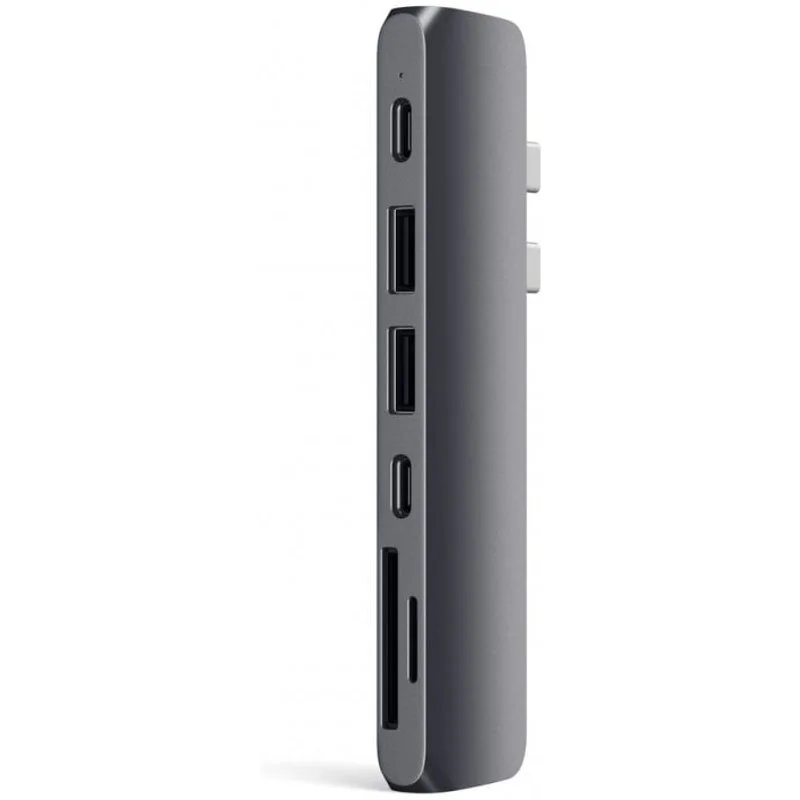 Adattatore multiporta USB-C Satechi ST-CMBPM Hub Grigio siderale