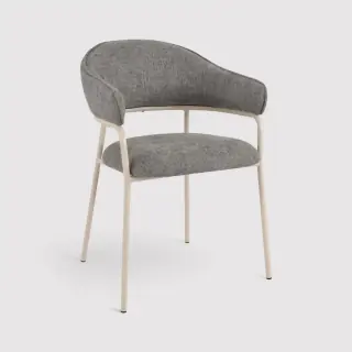 Cadetia Set 2 Sedie Grigie Moderne per Salotto o Sala da Pranzo