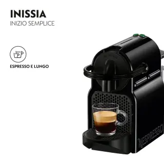 De'Longhi Nespresso Inissia Black + Aeroccino
