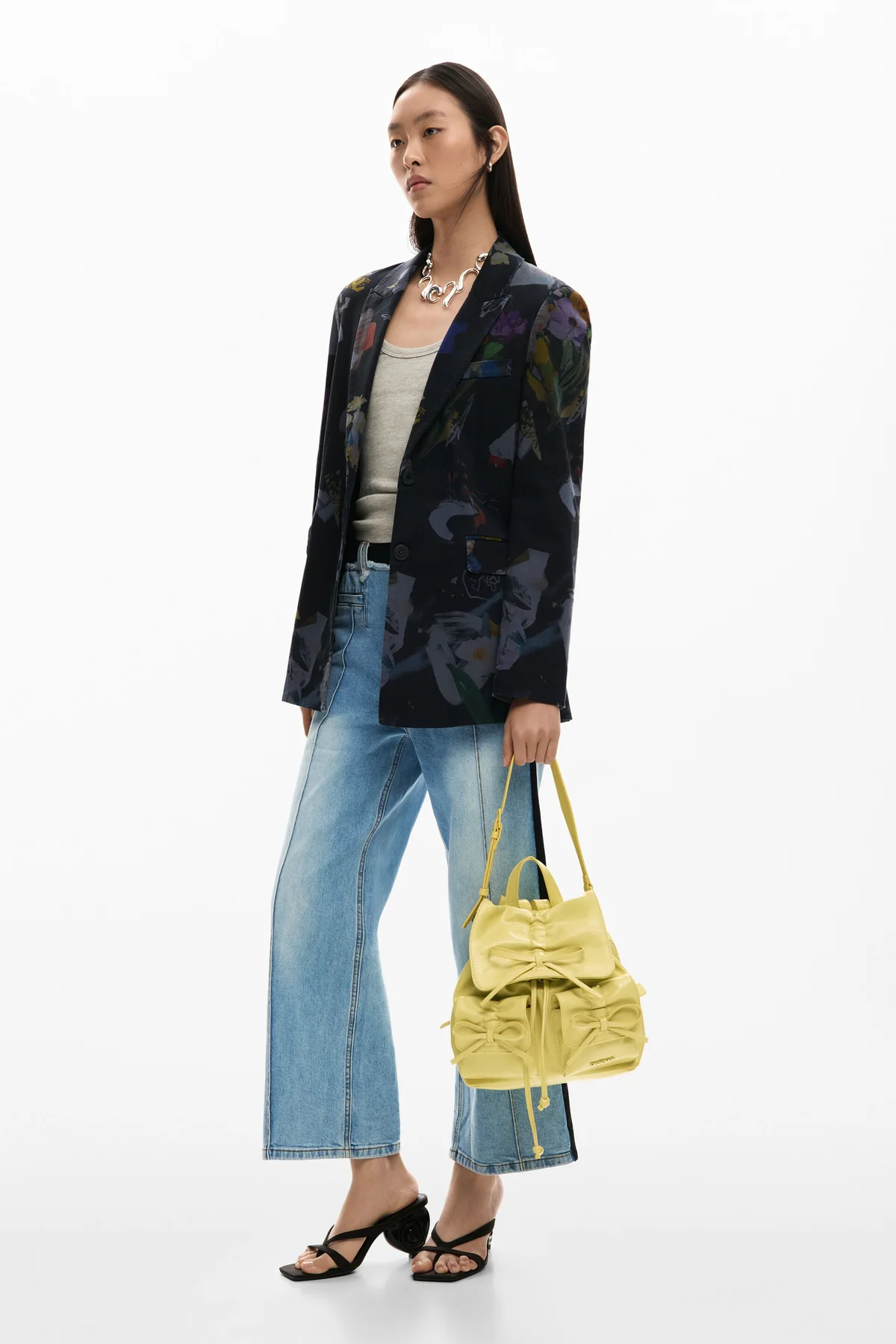 Zaino Desigual Donna Giallo Logo