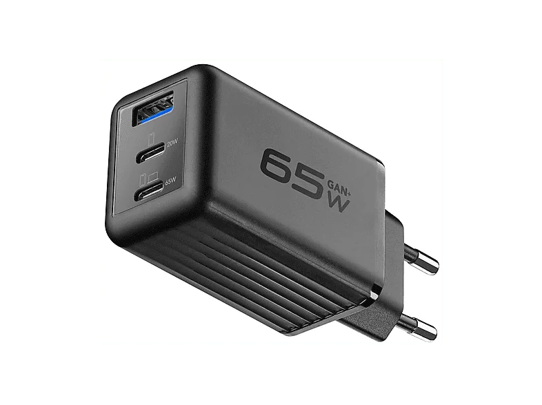 CELLULARLINE CARICABATTERIE MULTIPOWER GAN+ 65W