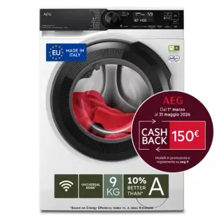 AEG Lavatrice Carica Frontale LR8H94CBY
