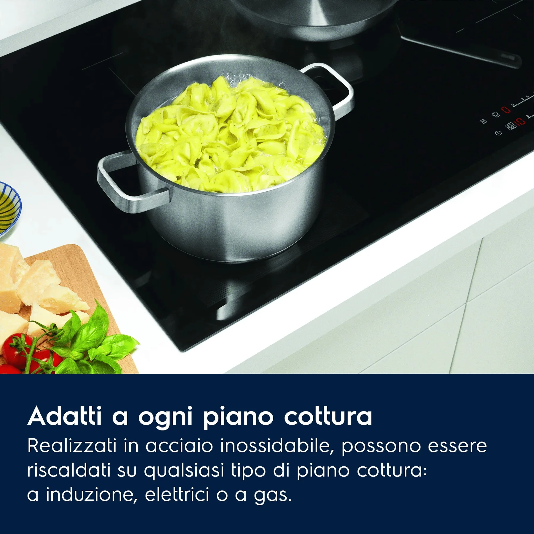Electrolux Set di pentole in acciaio E3SS - vista 6