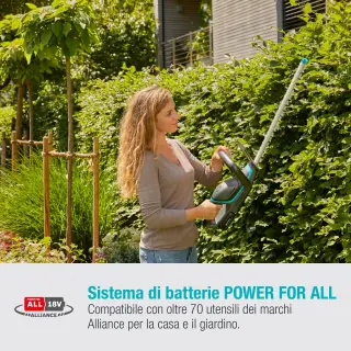 Gardena Comfortcut 50 18V Power For All Set Pronto All'uso