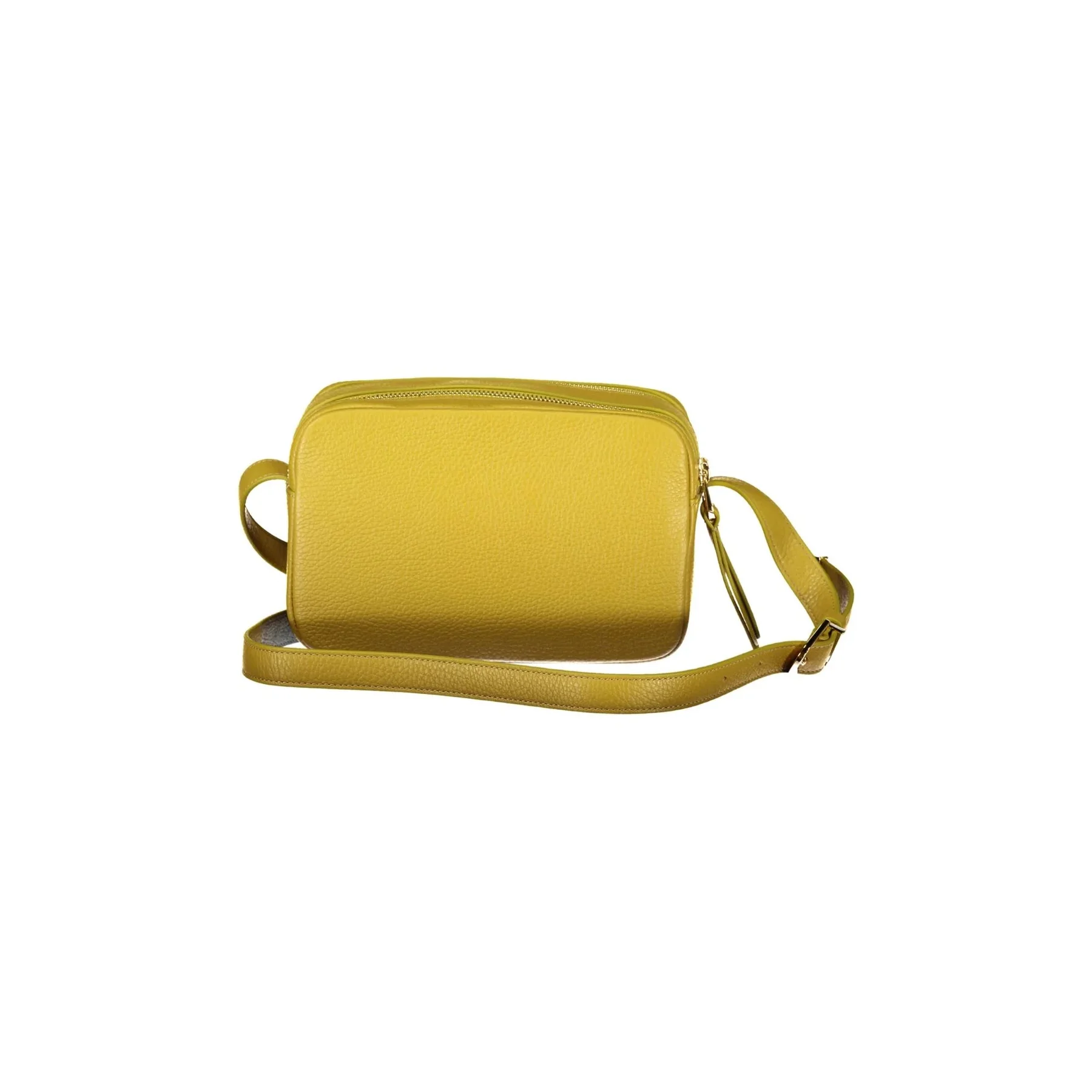 Coccinelle Borsa a Tracolla Pelle Donna Gialla Logo - vista 2