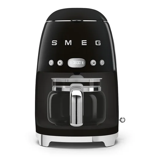 Smeg Macchina da Caffè Filtro 50's Style – Nero LUCIDO
