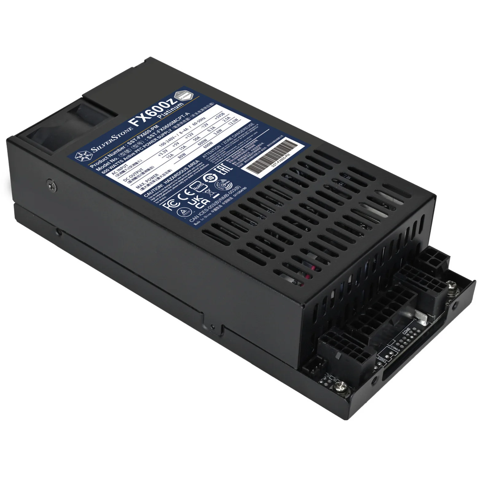 SilverStone FX600z Platinum - Alimentatore PC - vista 2