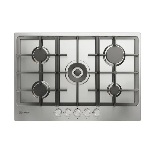 Indesit THP 751 W/IX/I IT Piano Cottura a Gas Inox