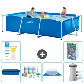 Intex Piscina Con Struttura Rettangolare
