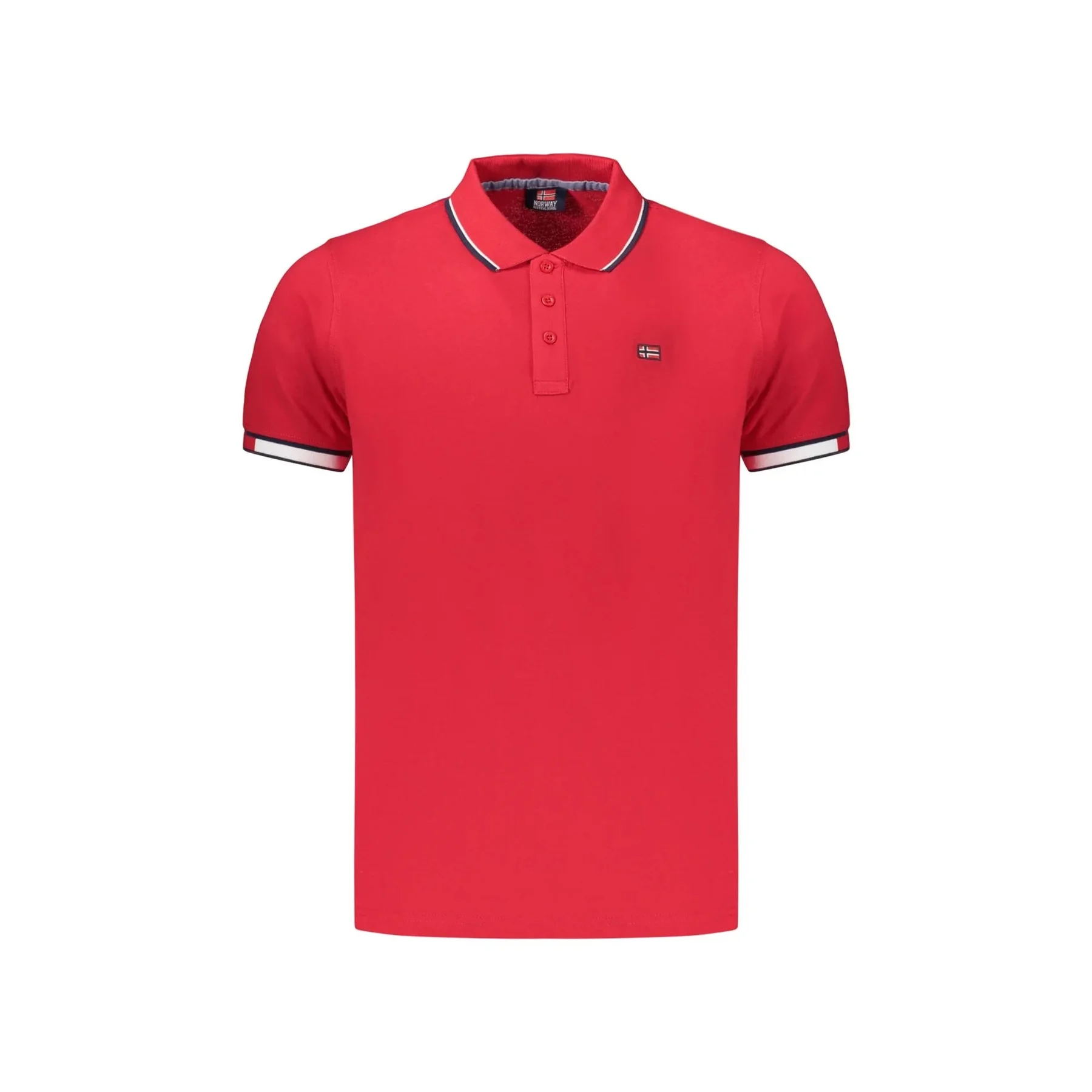 Polo a Maniche Corte Uomo con Logo Norway 1963