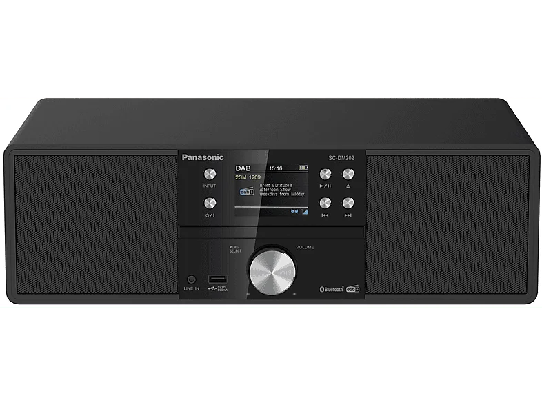 Sistema Micro Hi-Fi Panasonic SC-DM202EG-K