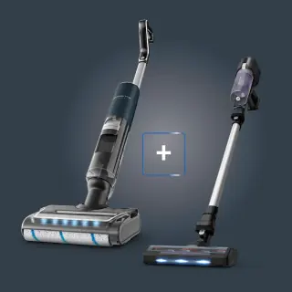 Rowenta Pack Esclusivo Online - Lavapavimenti X-Clean 7 + Scopa Elettrica Senza Filo X-Pert 5.80