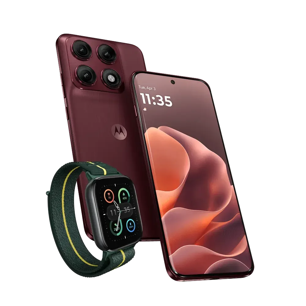 Lenovo motorola edge 70 pro - PANTONE Zinfandel - vista 2