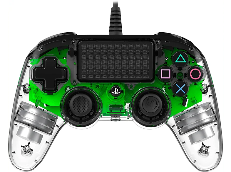 Controller Nacon Pad PS4 Wired Green Lum - vista 2