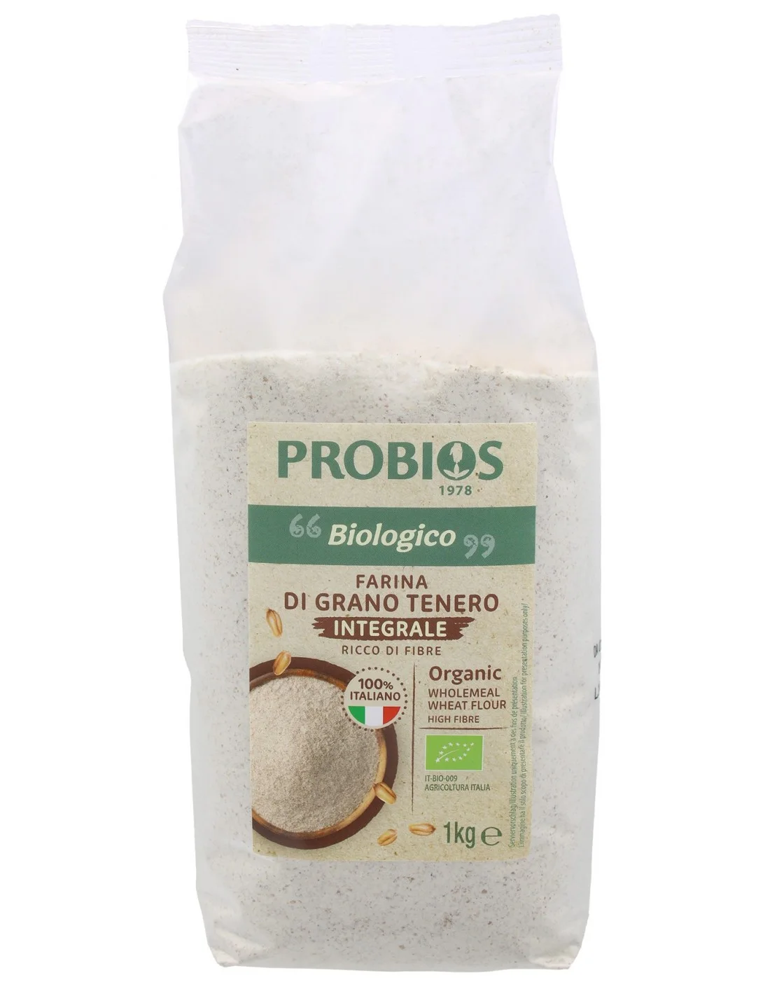 Farina di grano tenero integrale Probios