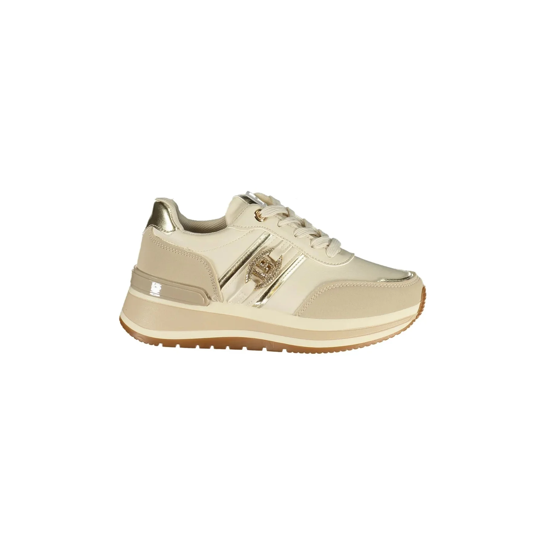 Laura Biagiotti Sneakers Donna Bianche con Dettagli a Contrasto - vista 3