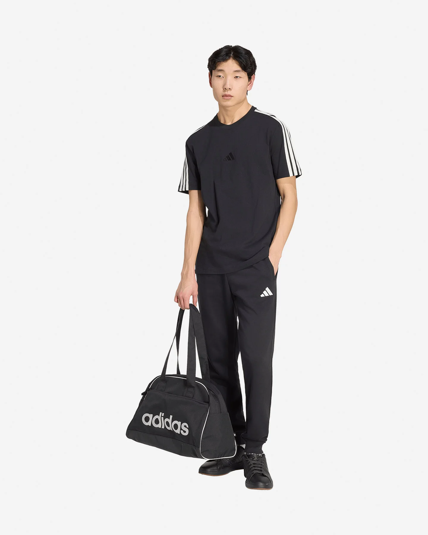 Adidas Kit 3stripes - T - shirt - Uomo - vista 3