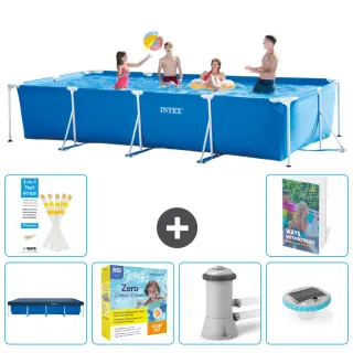 Intex Piscina Con Struttura Rettangolare