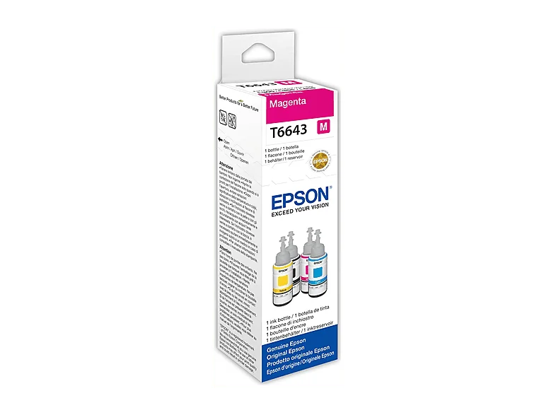 Flacone di inchiostro EPSON Ecotank T6643 Magenta