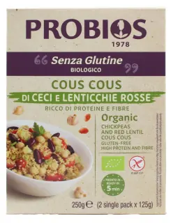 Cous di ceci e lenticchie rosse