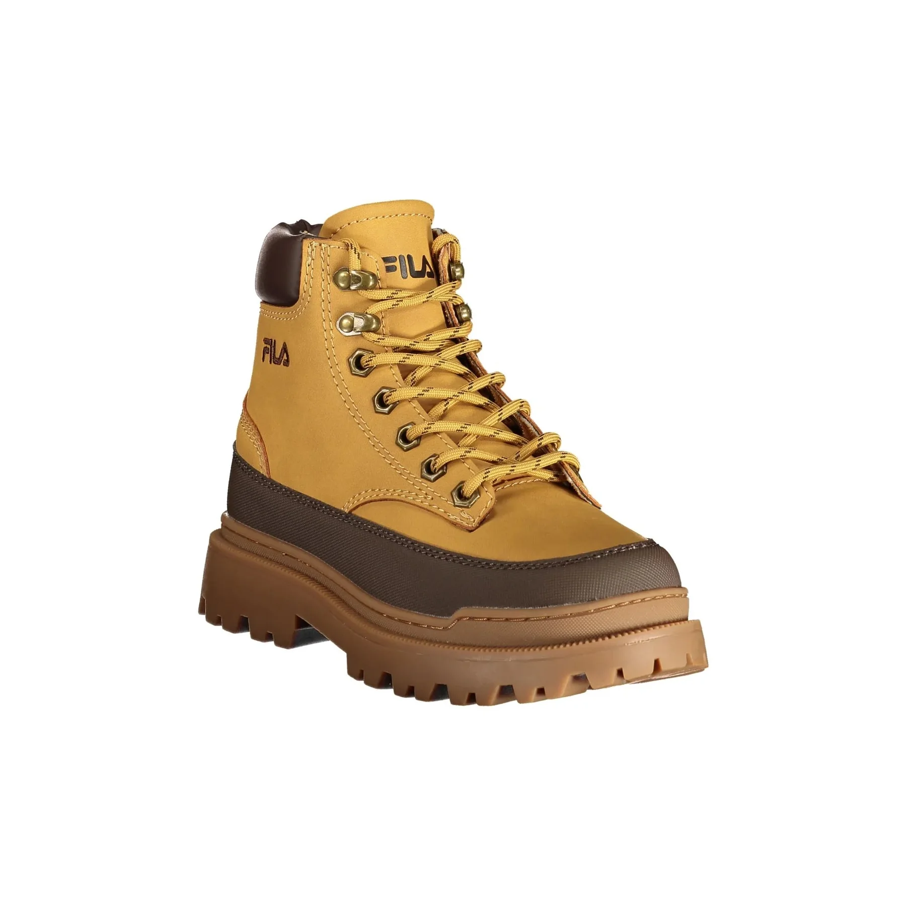 Fila Sneakers Donna Gialle Ricamo Logo - vista 2