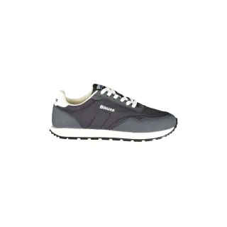 Blauer Sneakers Uomo Blu Stampa Logo