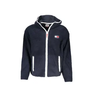 Giubbotto Maniche Lunghe Uomo Blu Zip di Tommy Hilfiger