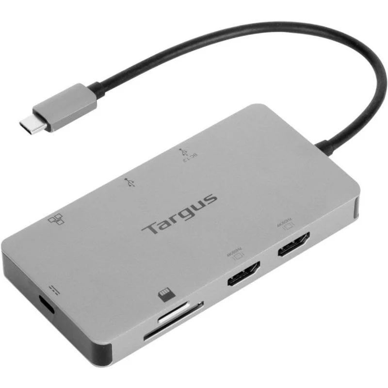 Docking station Targus USB-C doppio HDMI 4K con alimentatore pass-thru