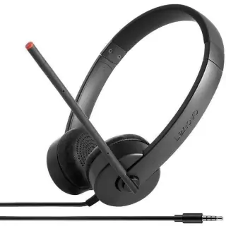 Auricolari Lenovo Stereo Analog con cavo Jack 3,5 mm e Microfono Boom