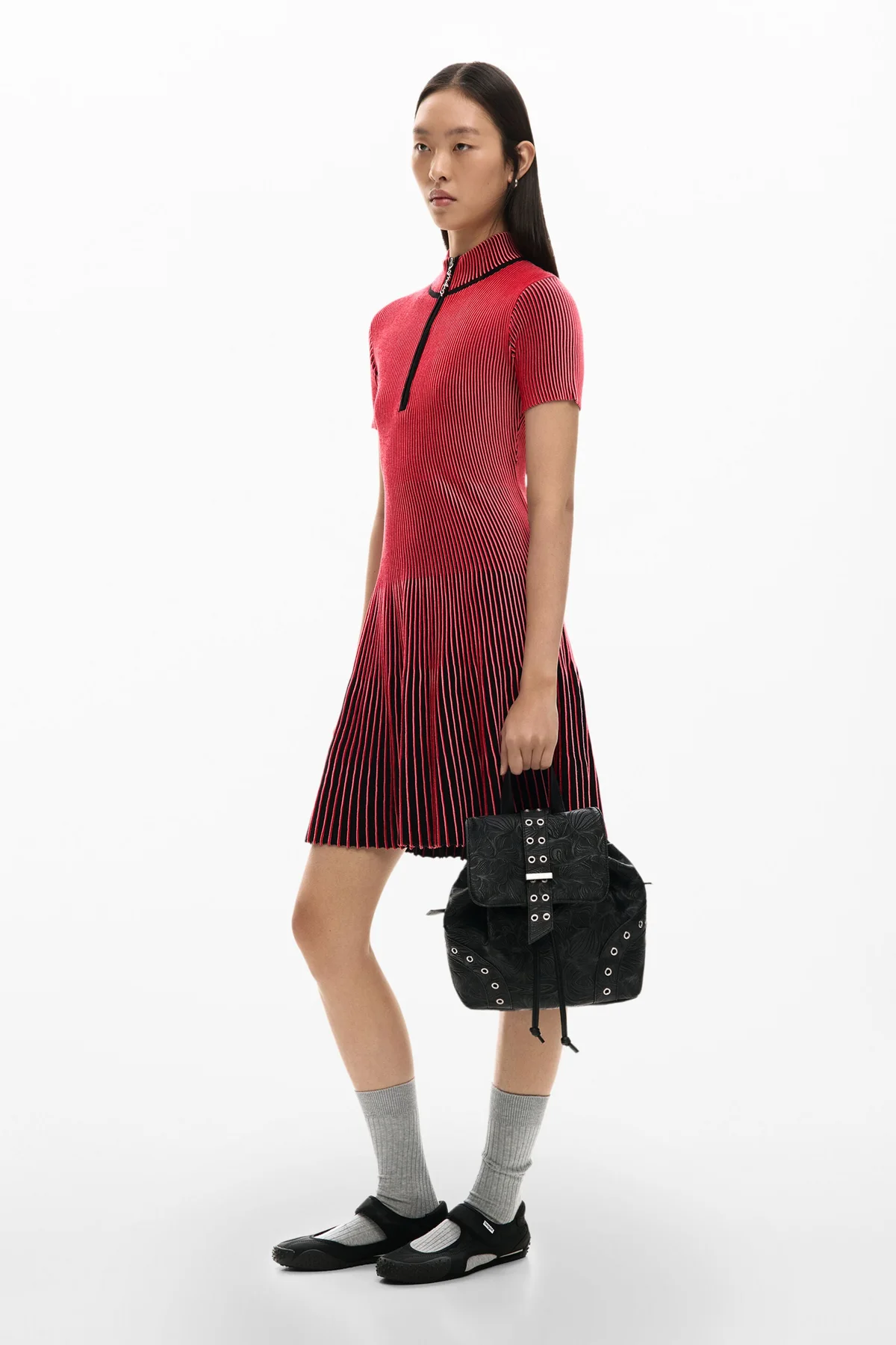 Zaino Desigual Donna Nero con Chiusura a Coulisse