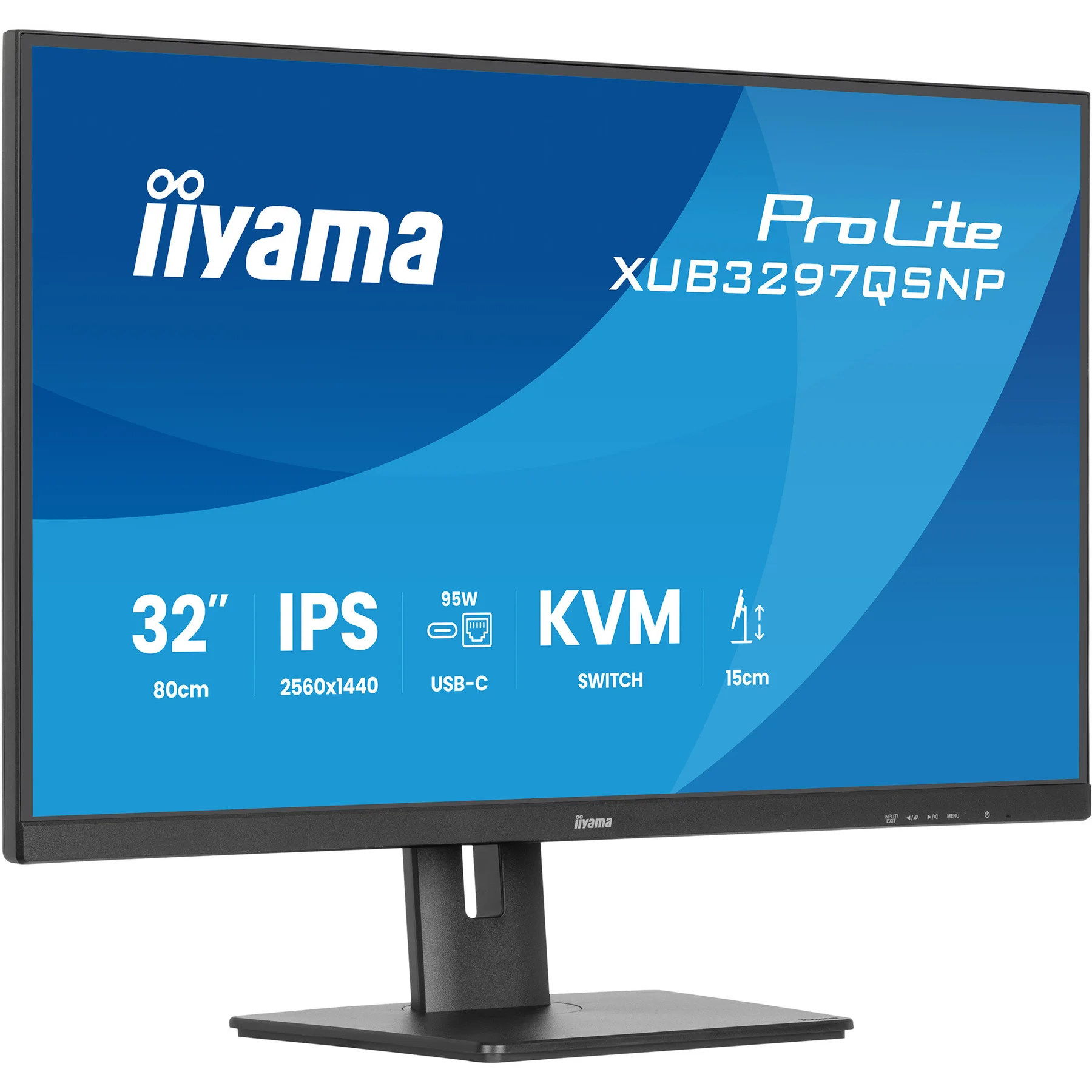 Iiyama ProLite XUB3297QSNP-B1 Monitor PC 32" Quad HD - vista 2