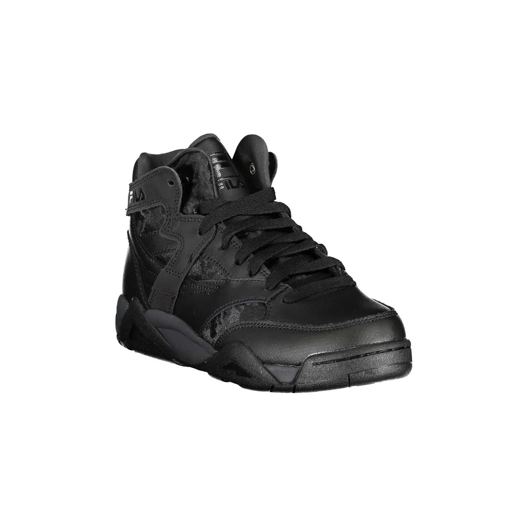 FILA Scarpe Sneakers Donna Alte Nere con Dettagli a Contrasto - vista 2