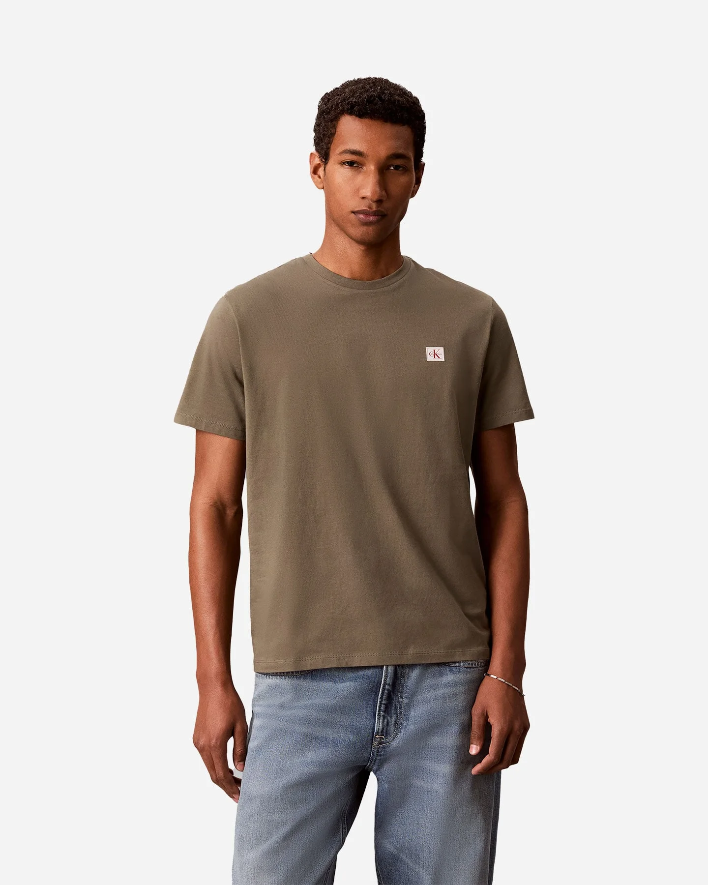 Calvin Klein T-Shirt Maniche Corte Uomo con Logo - vista 7