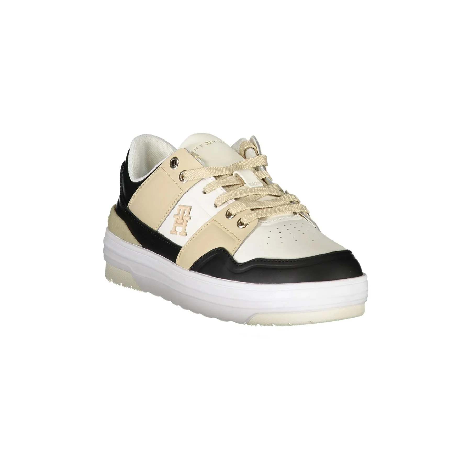 TOMMY HILFIGER Scarpe Sneakers Donna con Dettagli a Contrasto e Logo - vista 2