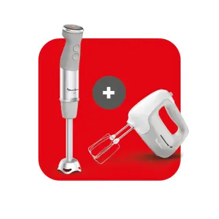 Moulinex Mixer Ad Immersione Quickchef 2In1 Sbattitore Prep Mix