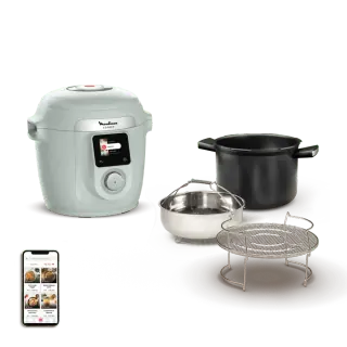 Moulinex Cookeo Wi-Fi 10In1 Eucalyptus Multicooker A Pressione Capacità