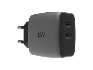 Caricabatteria ISY IAC-7045 Caricatore GAN da 45W