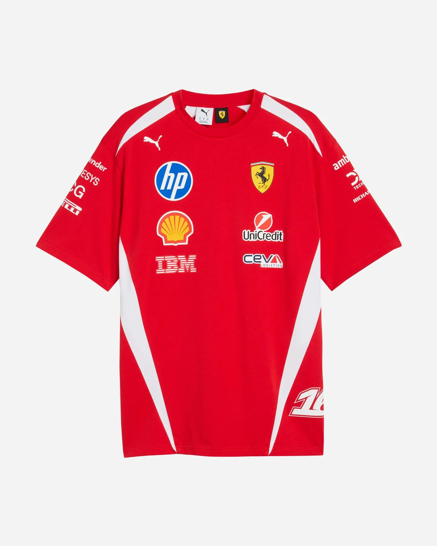 Puma Ferrari Authentic Replica Leclerc - T - shirt - Uomo
