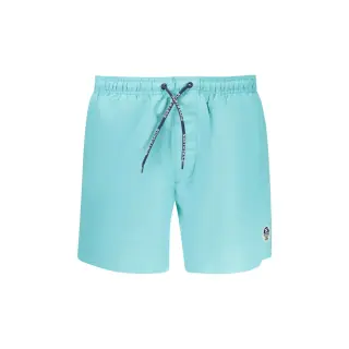 Costume da Mare Uomo Azzurro con Logo