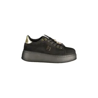 Laura Biagiotti Sneakers Donna Nere Dettagli Oro Logo
