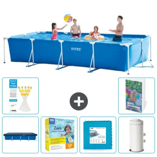 Intex Piscina Con Struttura Rettangolare