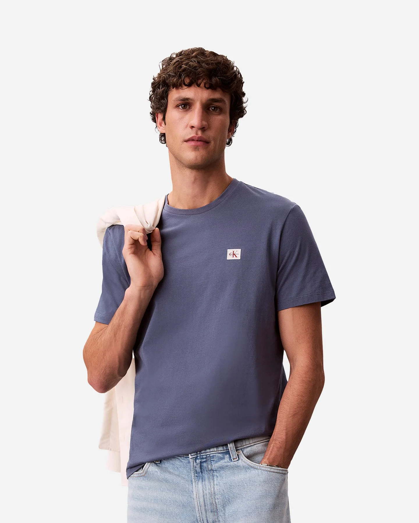Calvin Klein T-Shirt Maniche Corte Uomo con Logo - vista 7